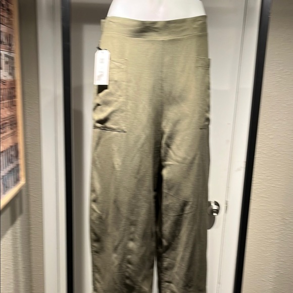 Clara Sun Woo Green Wide Leg Jumpsuit - Picture 3 of 11